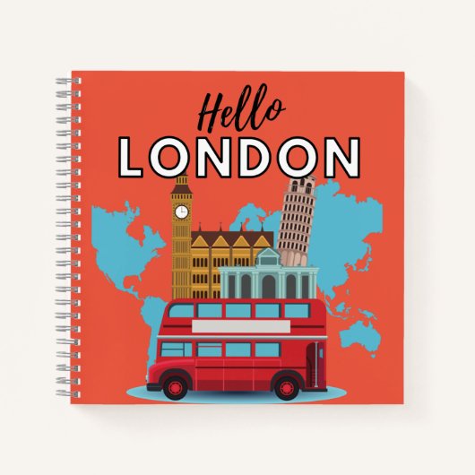 Carnet Hello London (Devant)