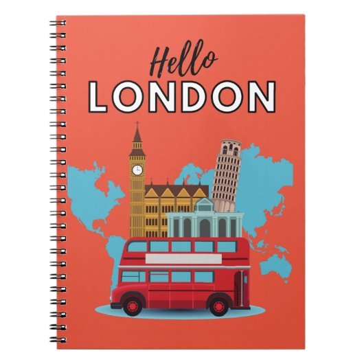 Carnet Hello London (Devant)