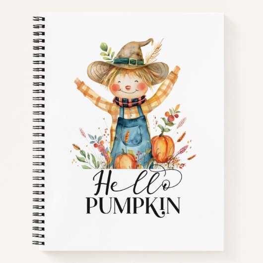 Carnet Hello Pumpkin Spiral Notebook (Devant)