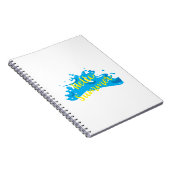 Carnet Hello Summer, Waves Graphic, Cool White (Côté Droit)