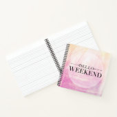 Carnet Hello Weekend (Intérieur)