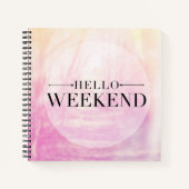 Carnet Hello Weekend (Devant)
