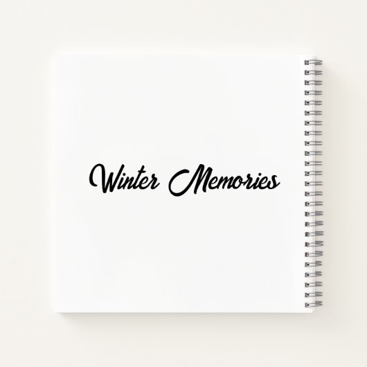 Carnet Hello Winter Hardcover Spiral Notebook (Dos)