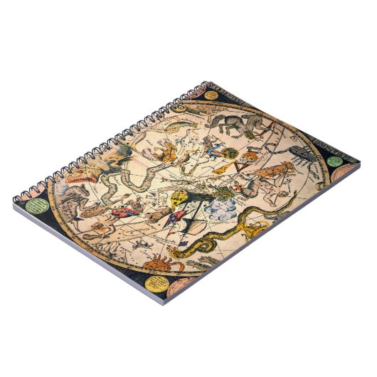 Carnet Hémisphère céleste, 1790 (Côté gauche)