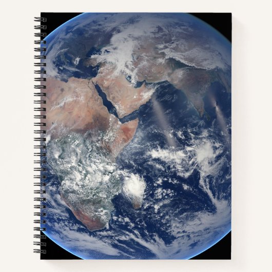 Carnet Hémisphère Est Sur La Planète Terre. (Devant)