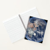 Carnet Hémisphère Est Sur La Planète Terre. (Intérieur)