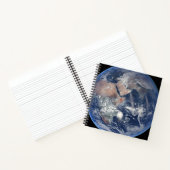 Carnet Hémisphère Est Sur La Planète Terre. (Intérieur)