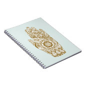 Carnet Henné Lotus (Côté Droit)