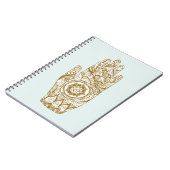 Carnet Henné Lotus (Côté gauche)