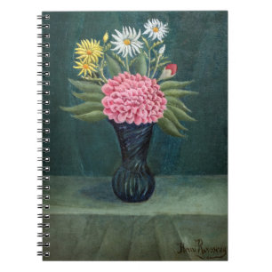 Carnet Henri Rousseau - Dahlia et marguerites dans un vas