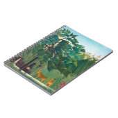 Carnet Henri Rousseau - La cascade (Côté gauche)