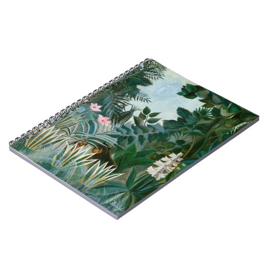 Carnet Henri Rousseau - La jungle équatoriale (Côté gauche)