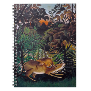 Carnet Henri Rousseau - Le lion affamé