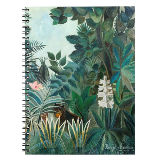 Carnet Henri Rousseau Paysage avec Singes Botanique Ga (Devant)