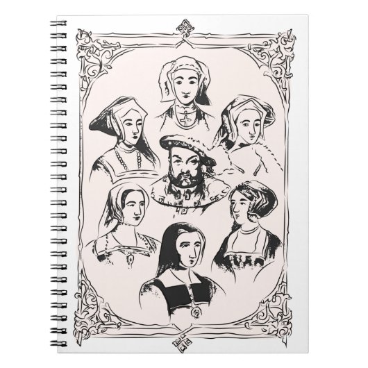 Carnet Henry VIII et épouses (Devant)