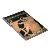 Carnet Herakles luttant, détail d'un grenier rouge-figu (Côté Droit)