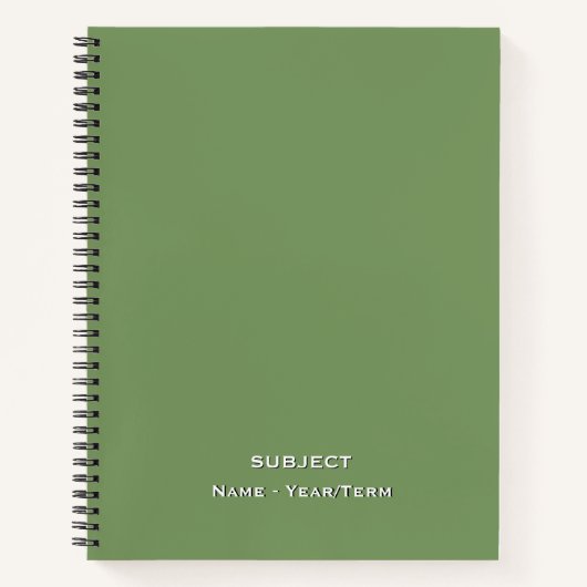 Carnet Herbe (Devant)