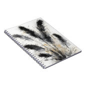 Carnet Herbe des Pampas - Fleurs à l'aquarelle (Côté Droit)