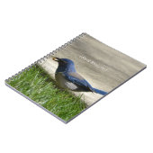 Carnet Herbe Merlebleu (ma photographie) (Côté gauche)