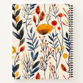 Carnet Herbes d'automne et fleurs Fleurs sauvages (Dos)