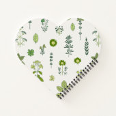 Carnet Herbes rustiques Vert (Dos)