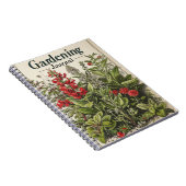 Carnet Herbes vintages de jardinage (Côté Droit)