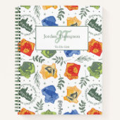 Carnet Hérbologie magique HOGWARTS™ Maisons Motif (Devant)