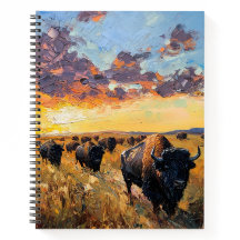 Herd Majestic : Buffle sous ciel de soleil