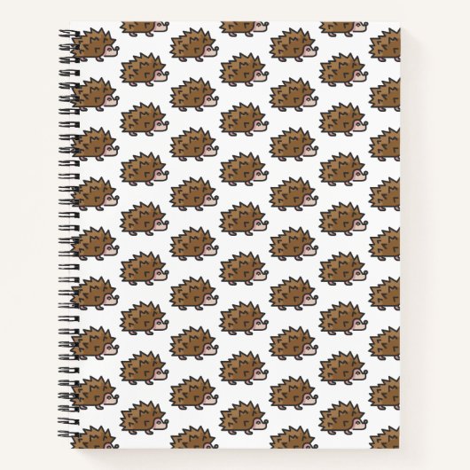 Carnet hérisson (Devant)