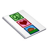 Carnet Hérisson d'amour pour la paix (Côté Droit)