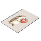 Carnet Hérisson de coeur d'amour à la crème (Côté gauche)