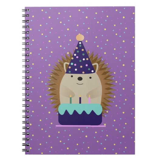 Carnet Hérisson du parti mignon (Devant)