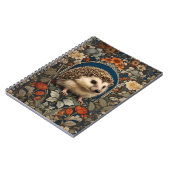 Carnet Hérisson élégant William Morris Inspiré (Côté gauche)