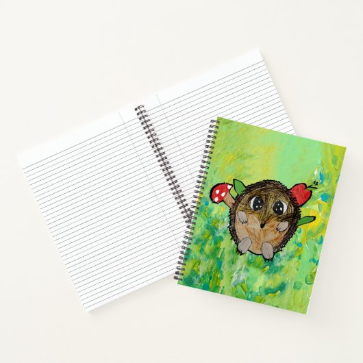 Carnet Hérisson Mignon (Intérieur)
