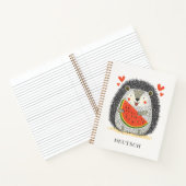 Carnet Hérisson Mignon Aime Pastèque (Intérieur)