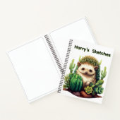 Carnet Hérisson Personnalisé (Intérieur)