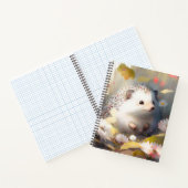 Carnet Hérisson Portrait Animal Peinture Forêt Faune (Intérieur)