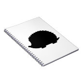 Carnet Hérisson Silhouette (Côté Droit)
