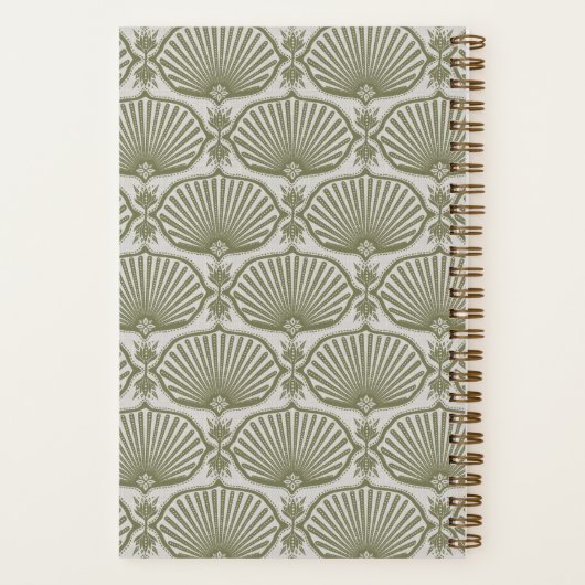 Carnet Heritage Olive | Deco Fans Personalized (Verso)