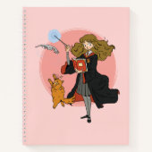 Carnet Hermione et Crookshanks Wingardium Leviosa (Devant)