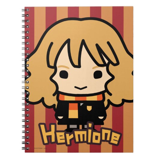 Carnet Hermione Granger personnage de dessin de personnag (Devant)