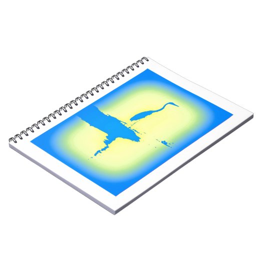 Carnet héron bleu (Côté gauche)