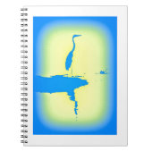 Carnet héron bleu (Devant)