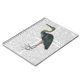 Carnet Héron bleu 3 (Côté gauche)