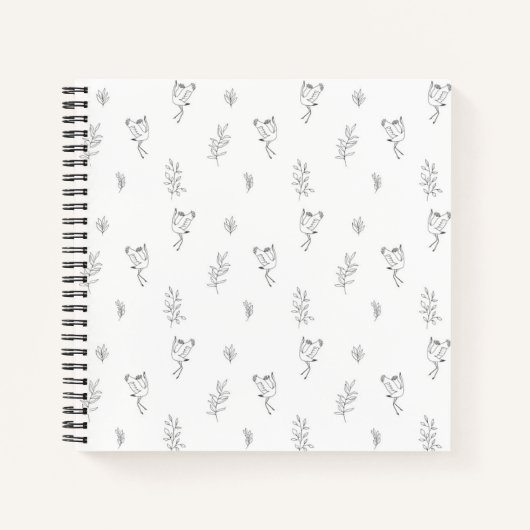 Carnet Hérons de la danse botanique | Ordinateur portable (Devant)