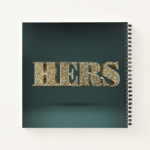 Carnet HERS 3D Or Personnalisés (Dos)