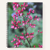 Carnet Heuchera Coral Bells Floral (Devant)