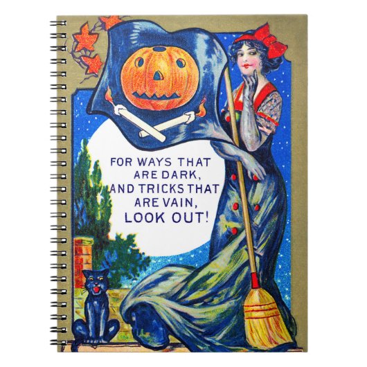 Carnet Heure d'Halloween tombée (Devant)