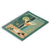 Carnet Heure du cocktail design milieu de siècle (Côté gauche)