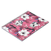 Carnet Heure du printemps en rose (Côté gauche)